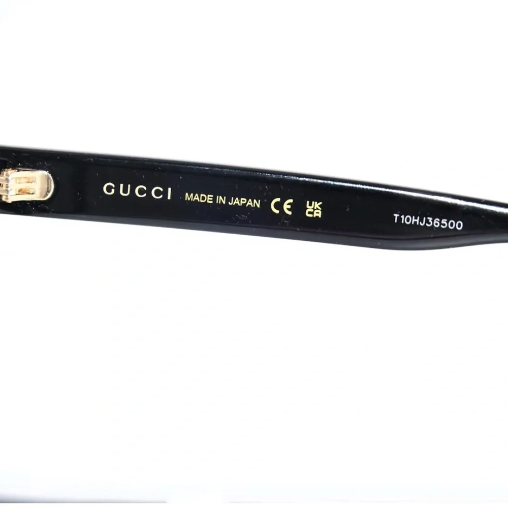 Gucci GG0038ON Black Square Frame Glasses - Picture 7 of 8